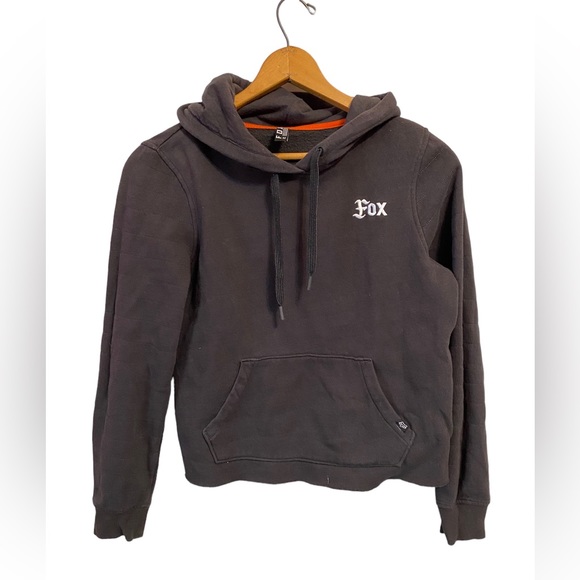Fox Tops - Fox Women’s Cropped Hoodie Black Size Medium